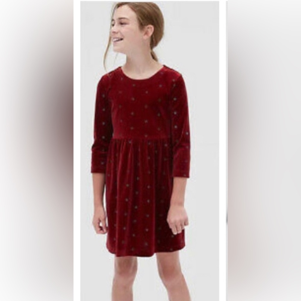 Gap Girls Velvet Dress